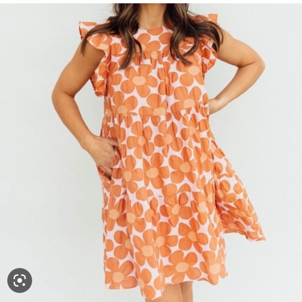Hippie floral dress